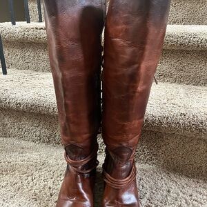 Freebird Rich Brown Over the Knee Boots